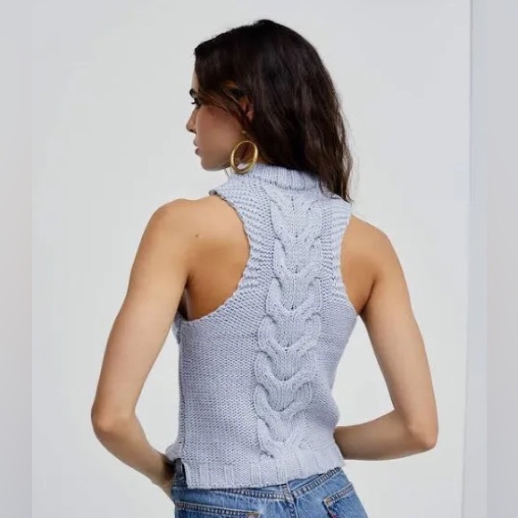 For Love and Lemons Keke cable knit tank, size s - Picture 5 of 5